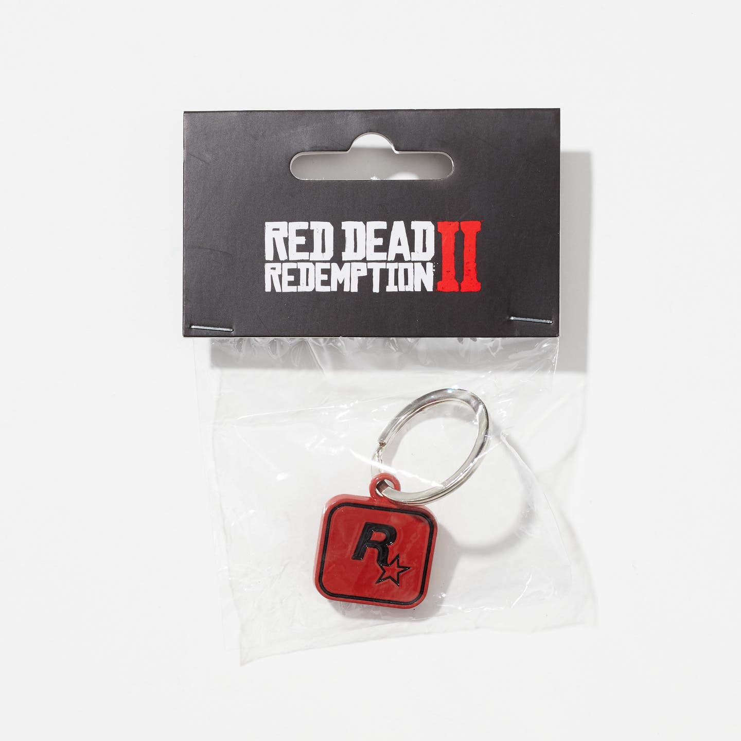 Black on Red Rockstar Games Logo Keychain image 3