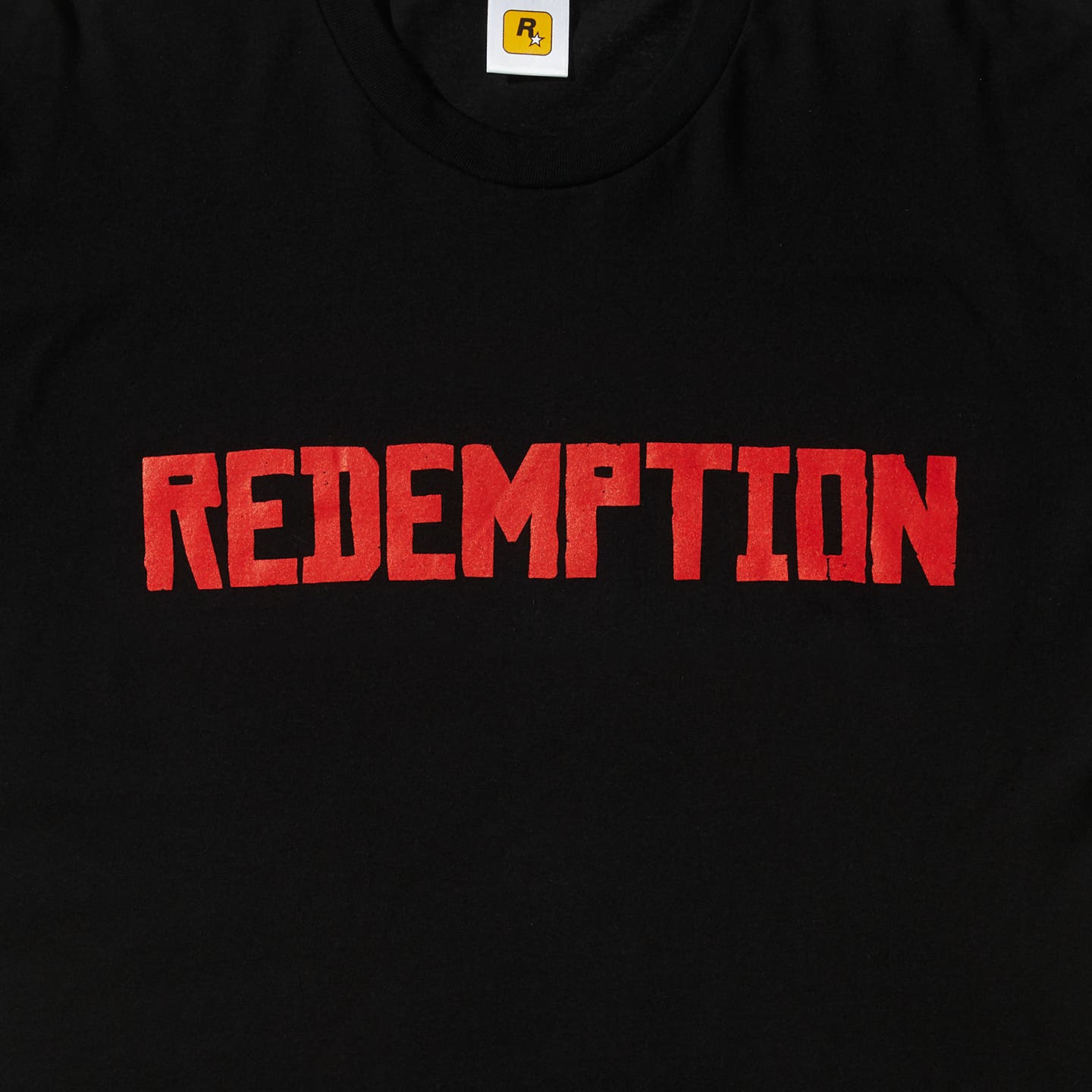 REDEMPTION Tee (Red on Black) image 2