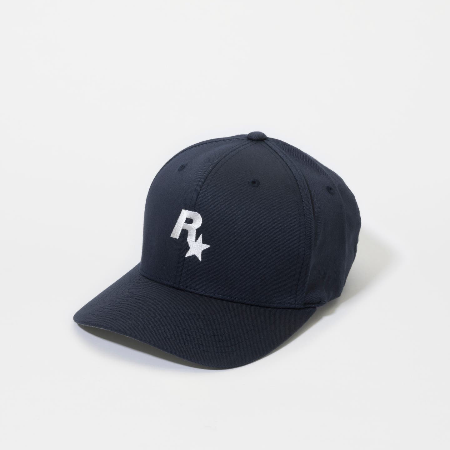Rockstar Baseball Cap: Navy and White