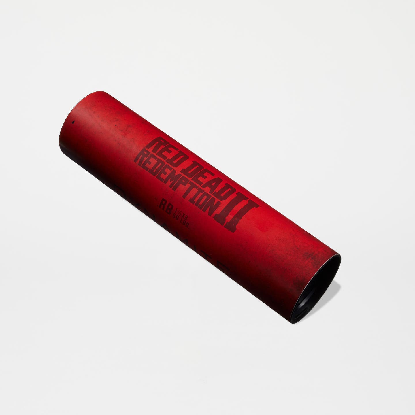 Red on Black Red Dead Redemption 2 Logo Tee (In Dynamite Canister) image 3