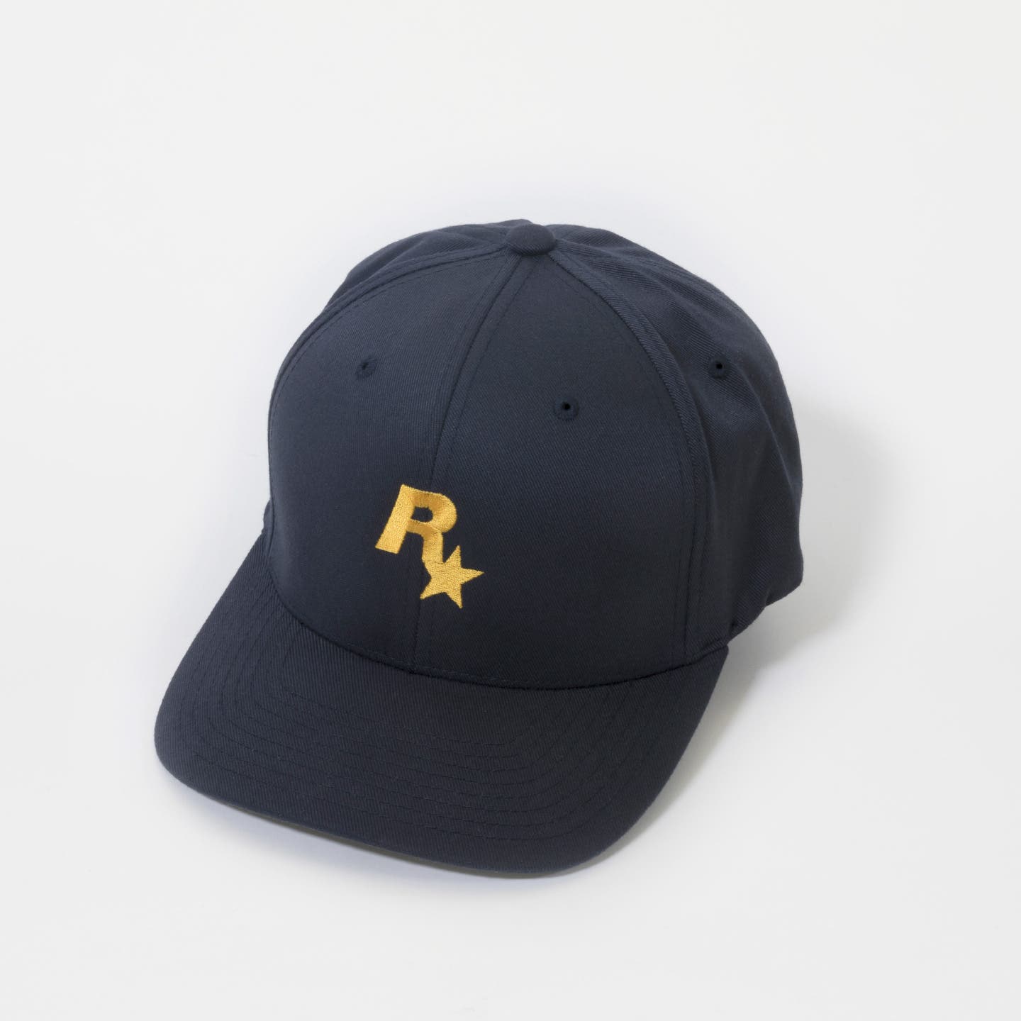 Rockstar Baseball Cap: Navy and Gold image 2