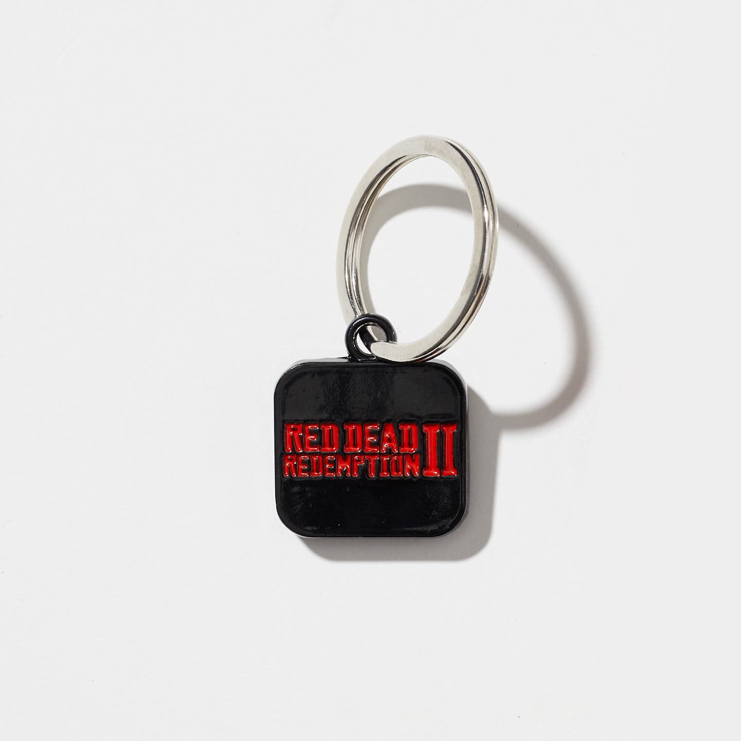 Red on Black Rockstar Games Logo Keychain image 2